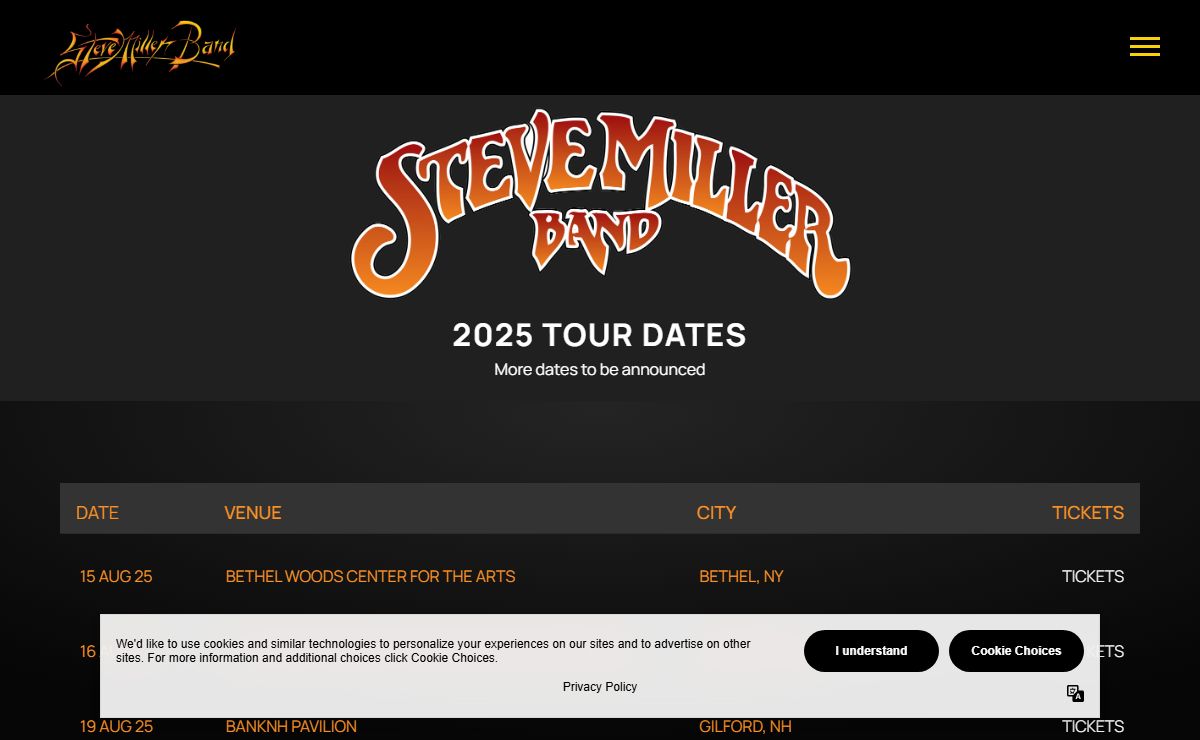 Home - Steve Miller Band