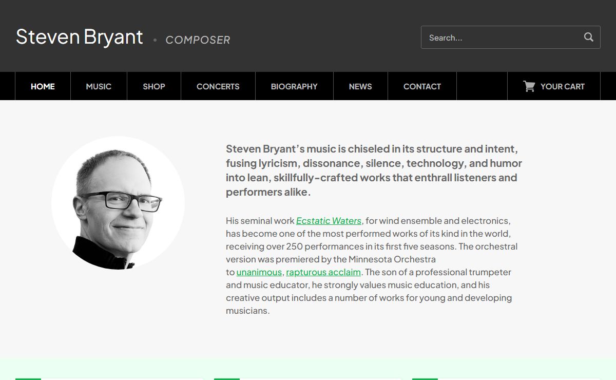Steven Bryant – Composer