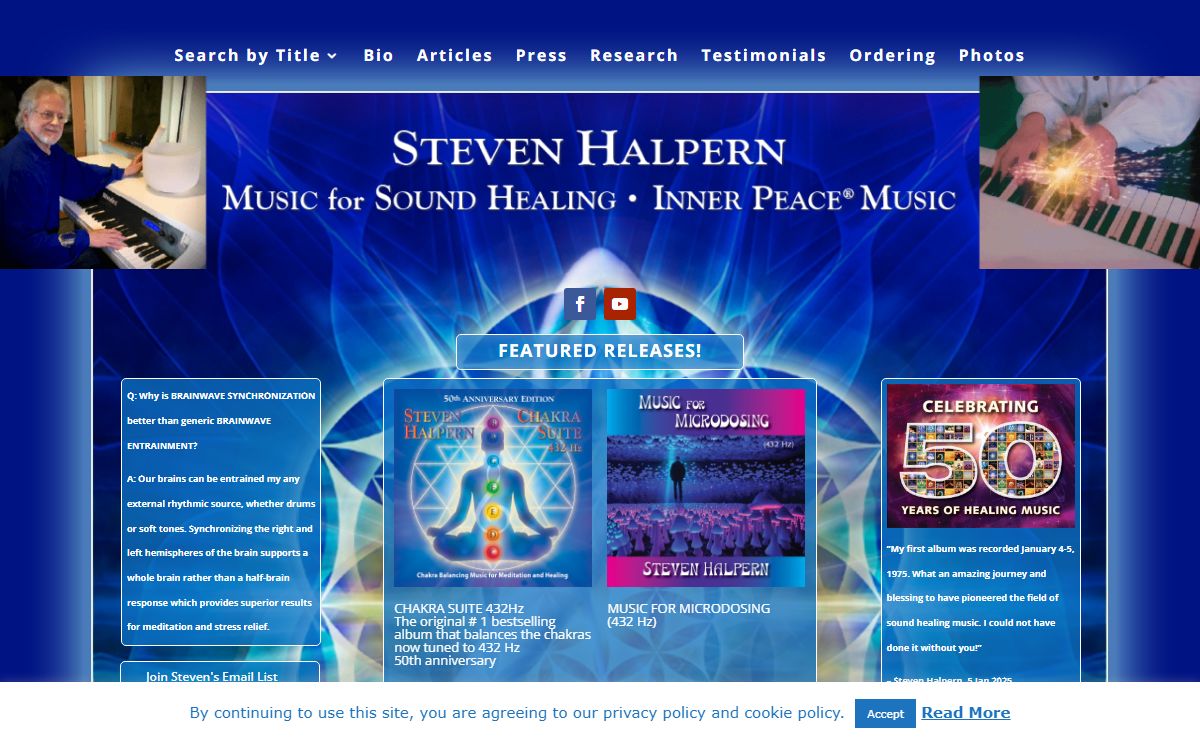 Steven Halpern's Inner Peace Music |