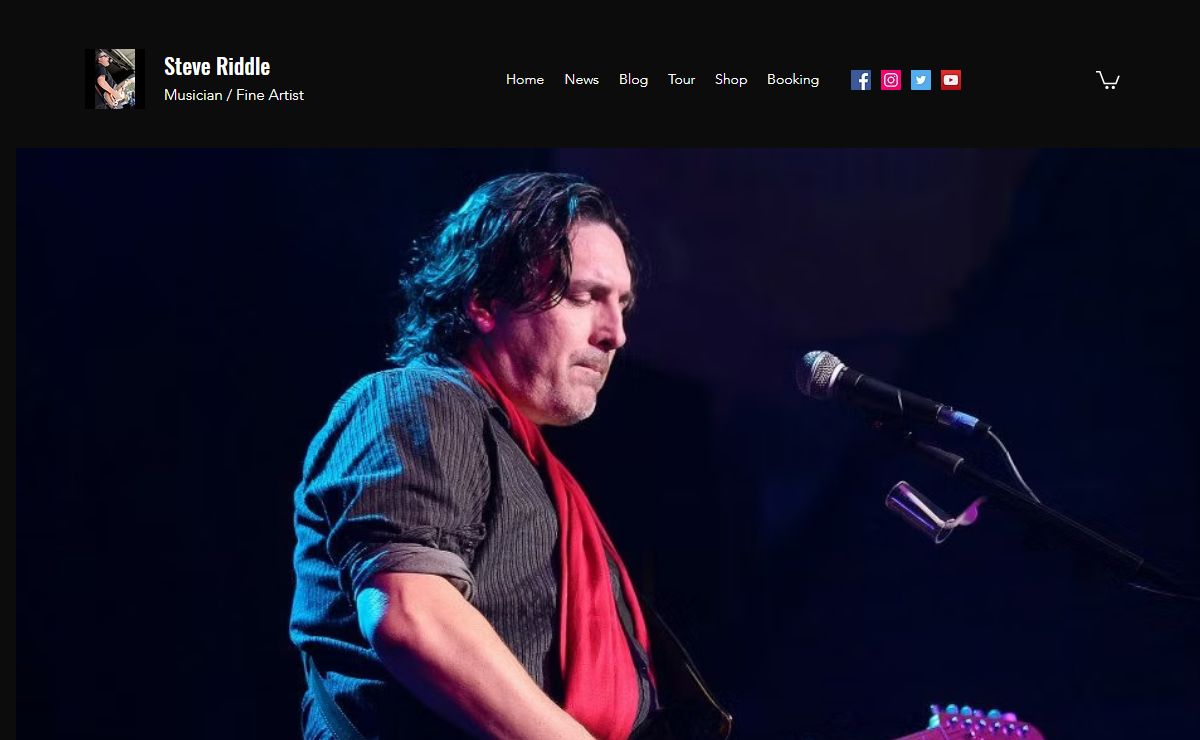 Steve Riddle Guitarist, Singer-Songwriter and Fine Artist