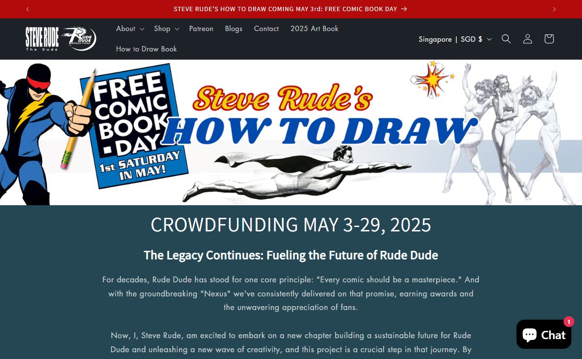 Official Homepage for Steve Rude the Dude