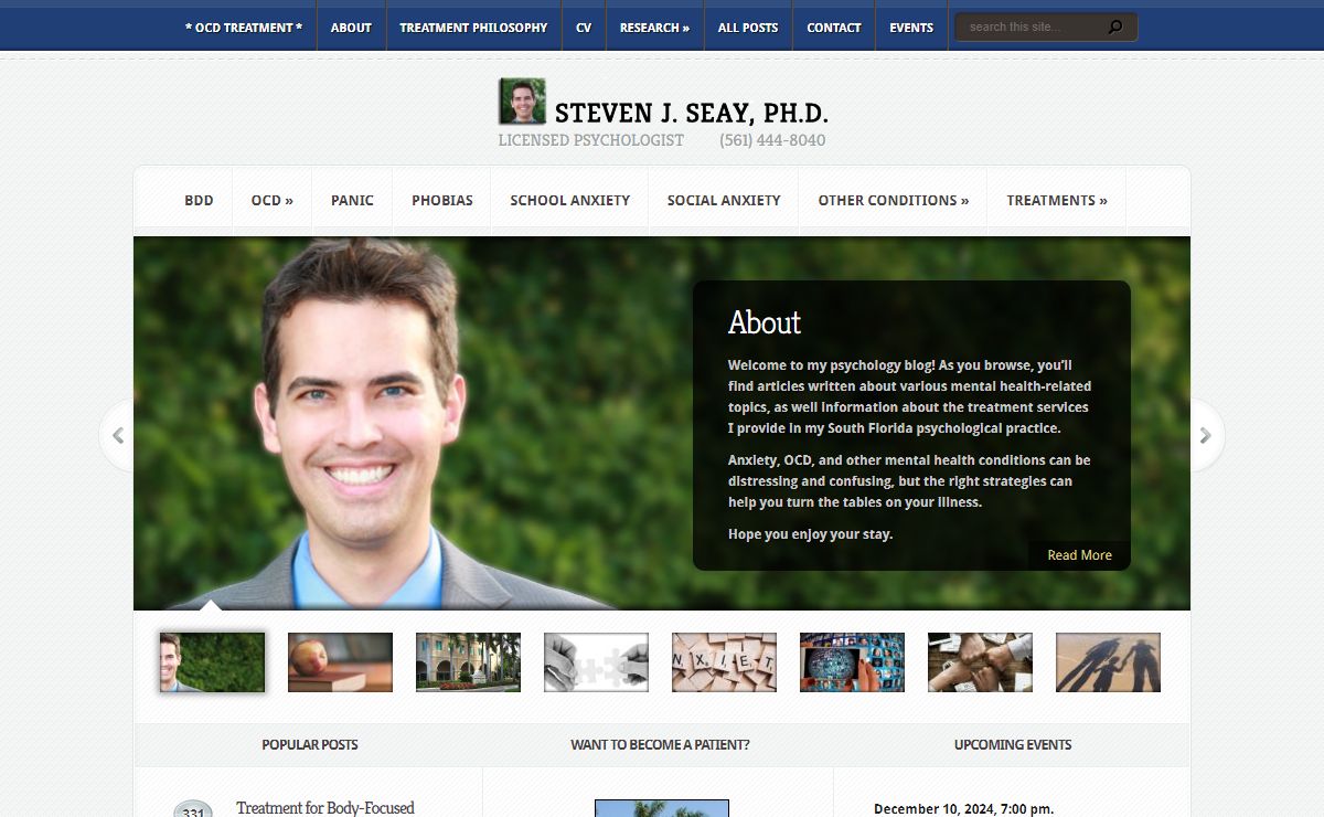 Steven J. Seay, Ph.D. | Licensed Psychologist         (561) 444-8040