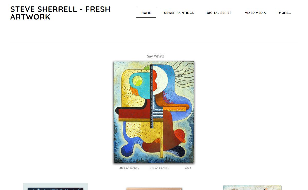 STEVE SHERRELL - FRESH ARTWORK - Home
