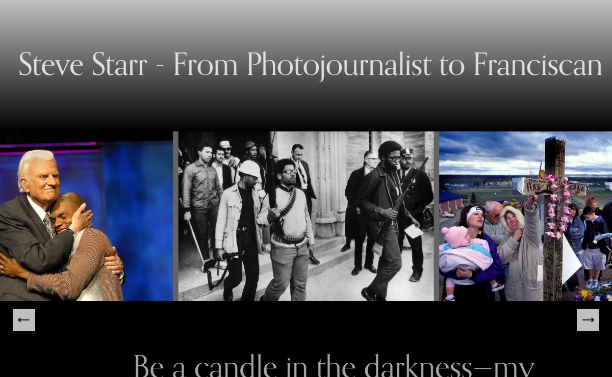 Steve Starr - From Photojournalist to Franciscan