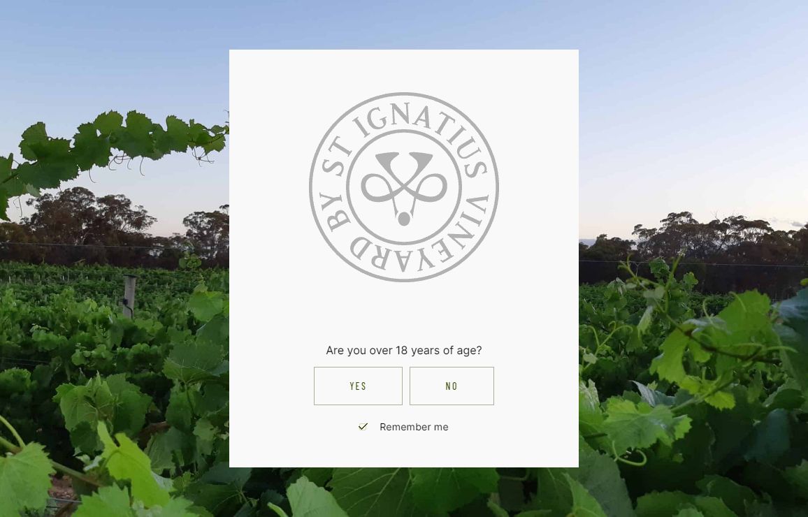 Age Verification - St Ignatius Vineyard