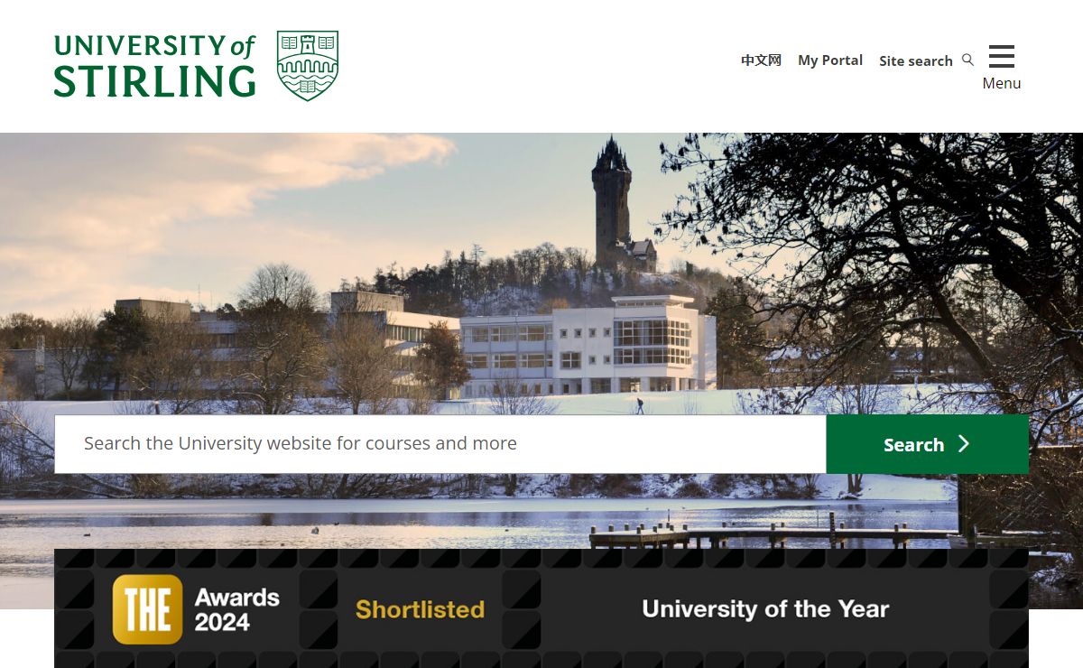 Study in Scotland, UK | Home | | University of Stirling