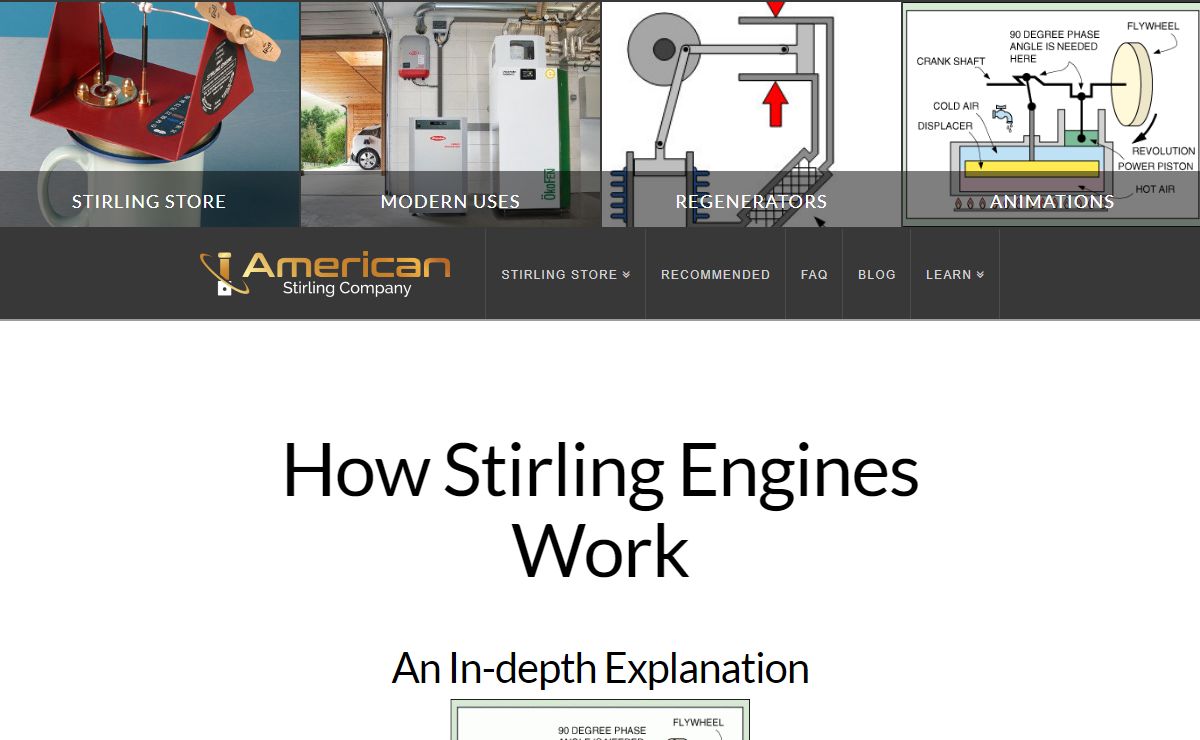 How Stirling engines work.