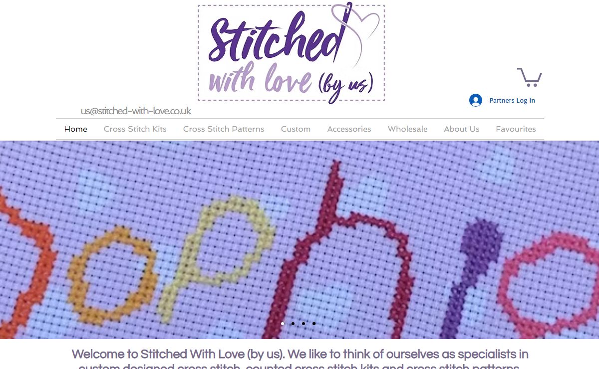 Counted Cross Stitch Kits and Patterns - Stitched With Love (by us)