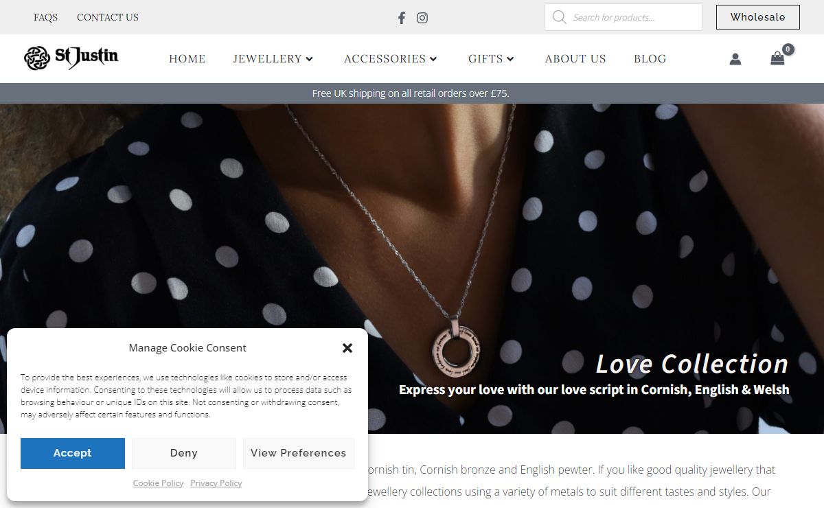 Celtic and Viking jewellery made in Cornwall