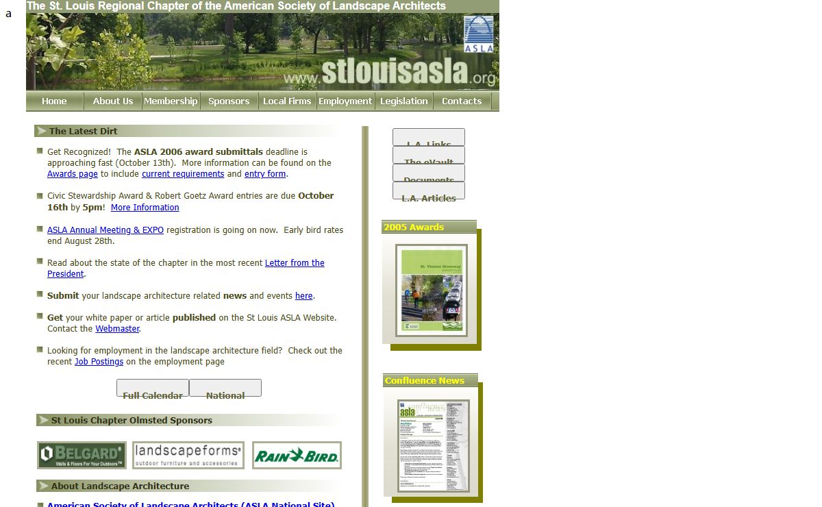 St Louis Regional Chapter - ASLA (American Society of Landscape Architects