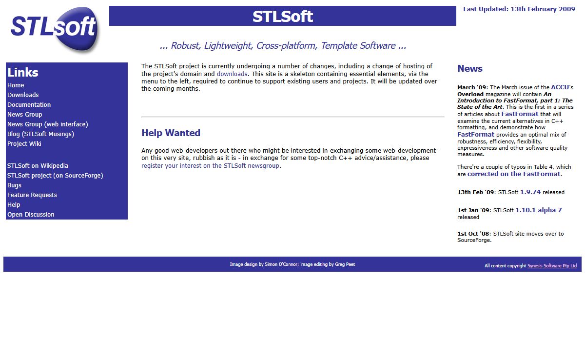 STLSoft - Robust, Lightweight, Cross-platform, Template Software