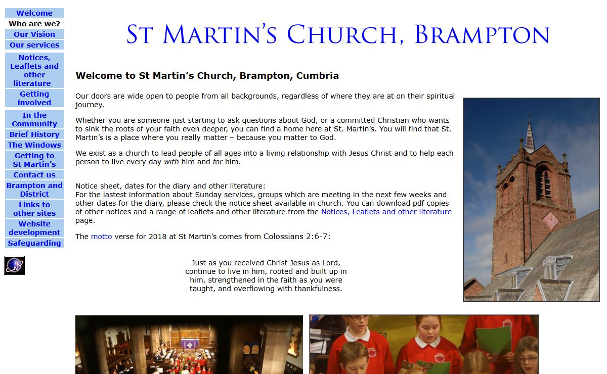 Welcome to St Martin’s Church, Brampton, Cumbria