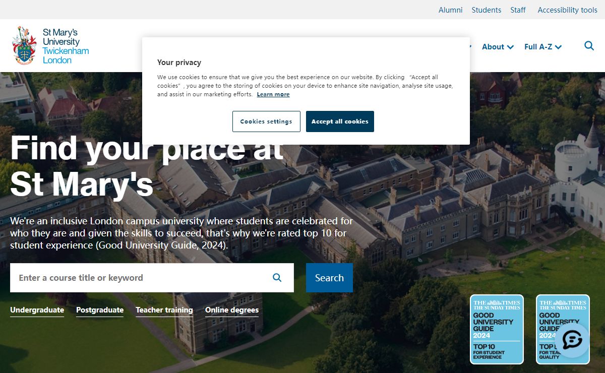 St Mary's University, Twickenham, London | St Mary's University, Twickenham, London