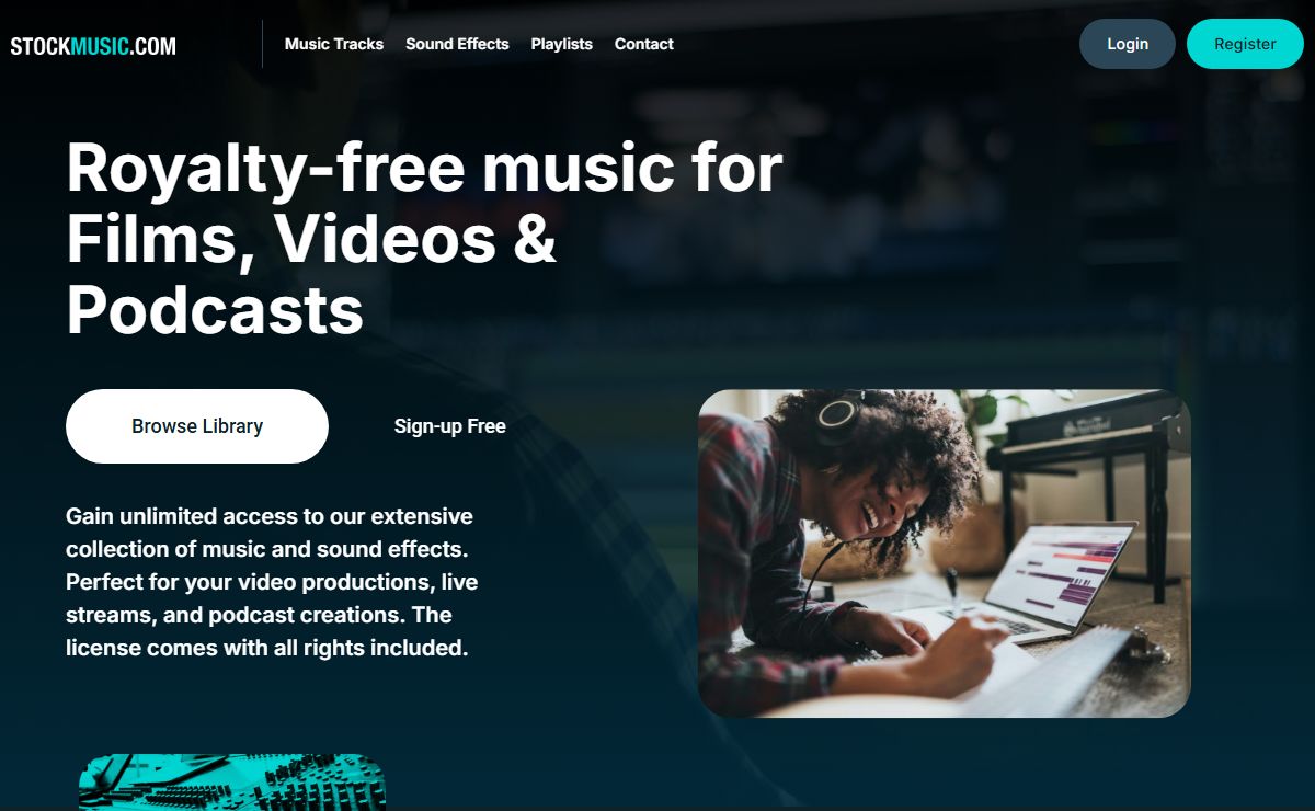 StockMusic.com - Get Tracks, Sound Effects and Playlists