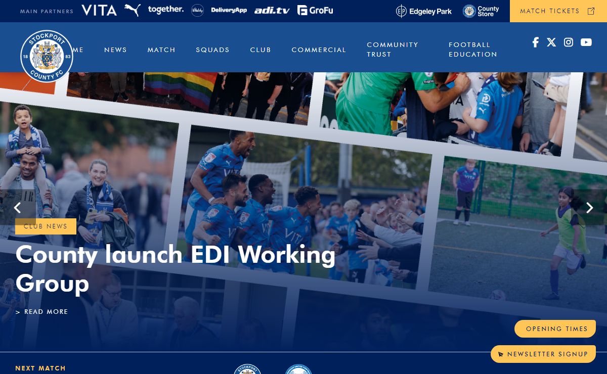 Official Website of the Hatters - Stockport County FC latest news, photos and videos