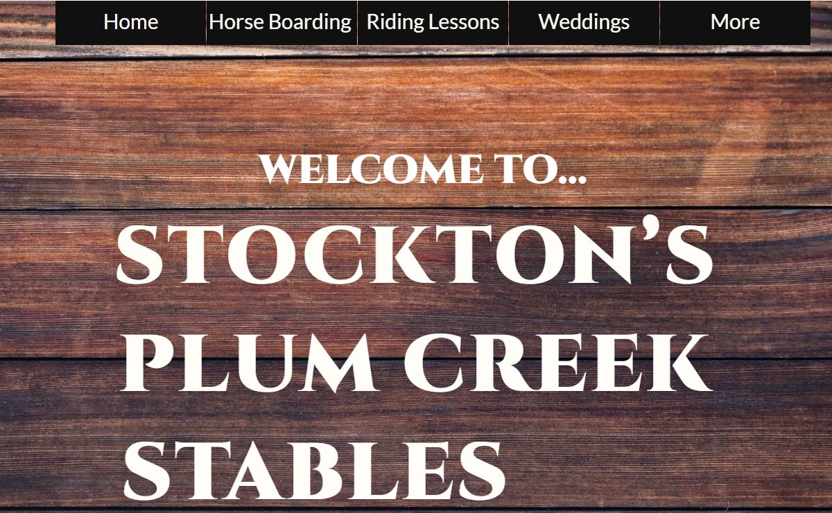 Stockton's Plum Creek Stables