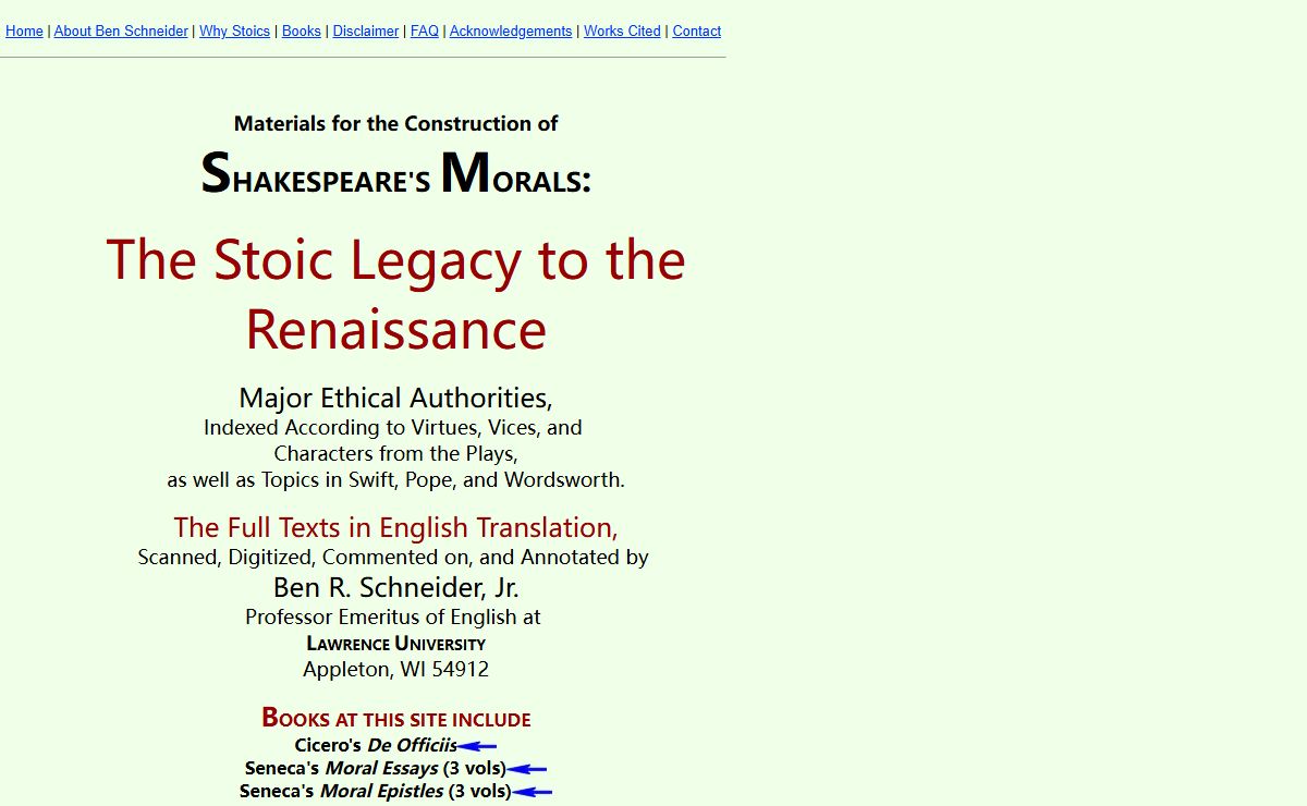 Stoics Home Page