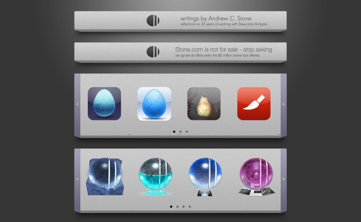 Andrew C Stone's "Stone Design Museum for iPhone, Mac & NeXT software"