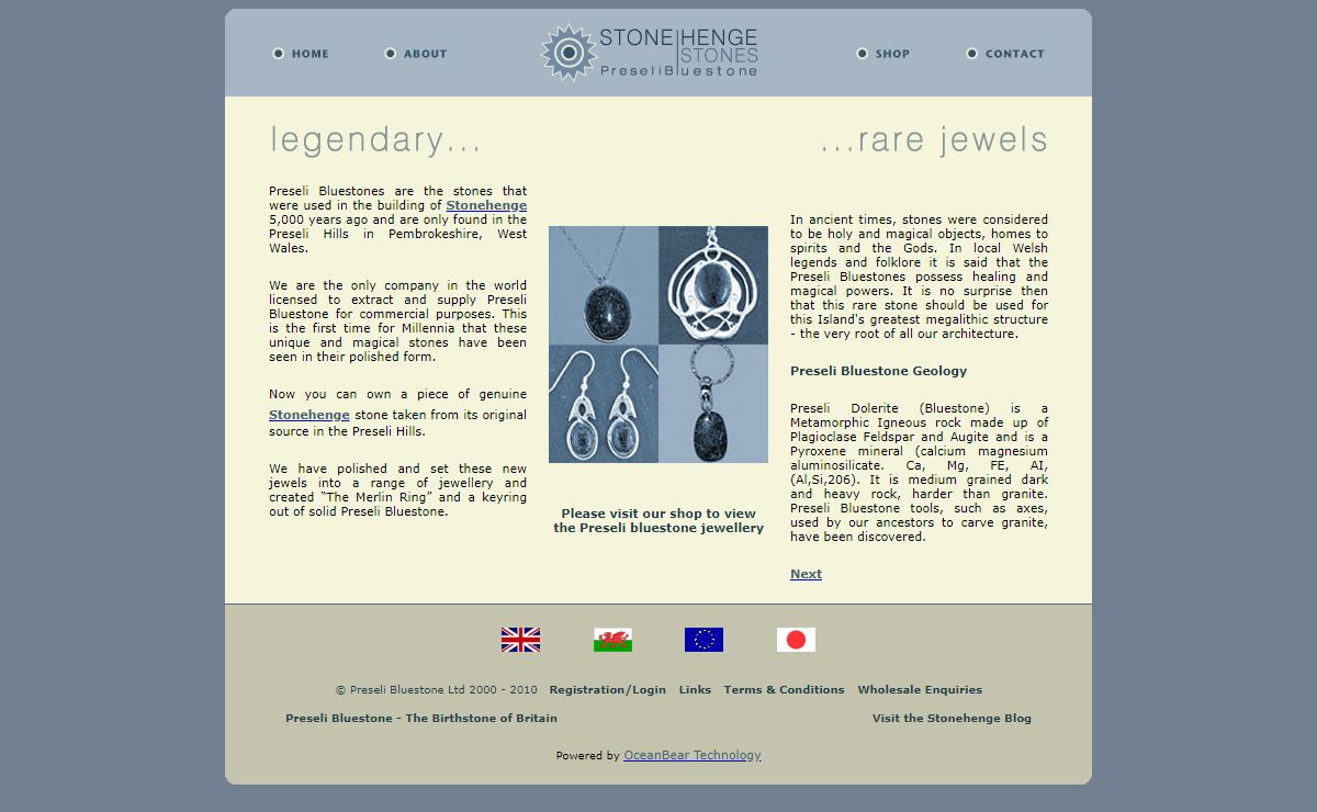 Preseli Bluestone Limited - The secret of Preseli Bluestones - jewellery,stones,rings,pendants,cabochons,necklaces,earrings