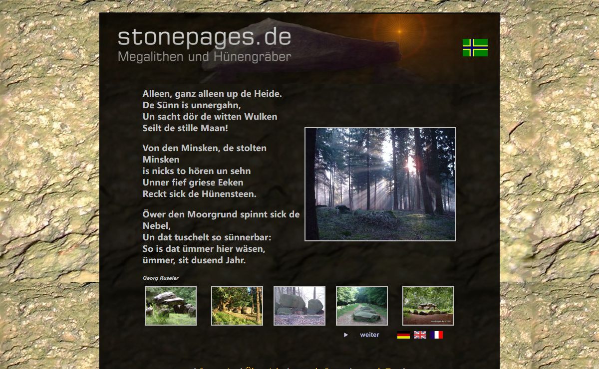 stonepages.de - Megalithen und Hünengräber
