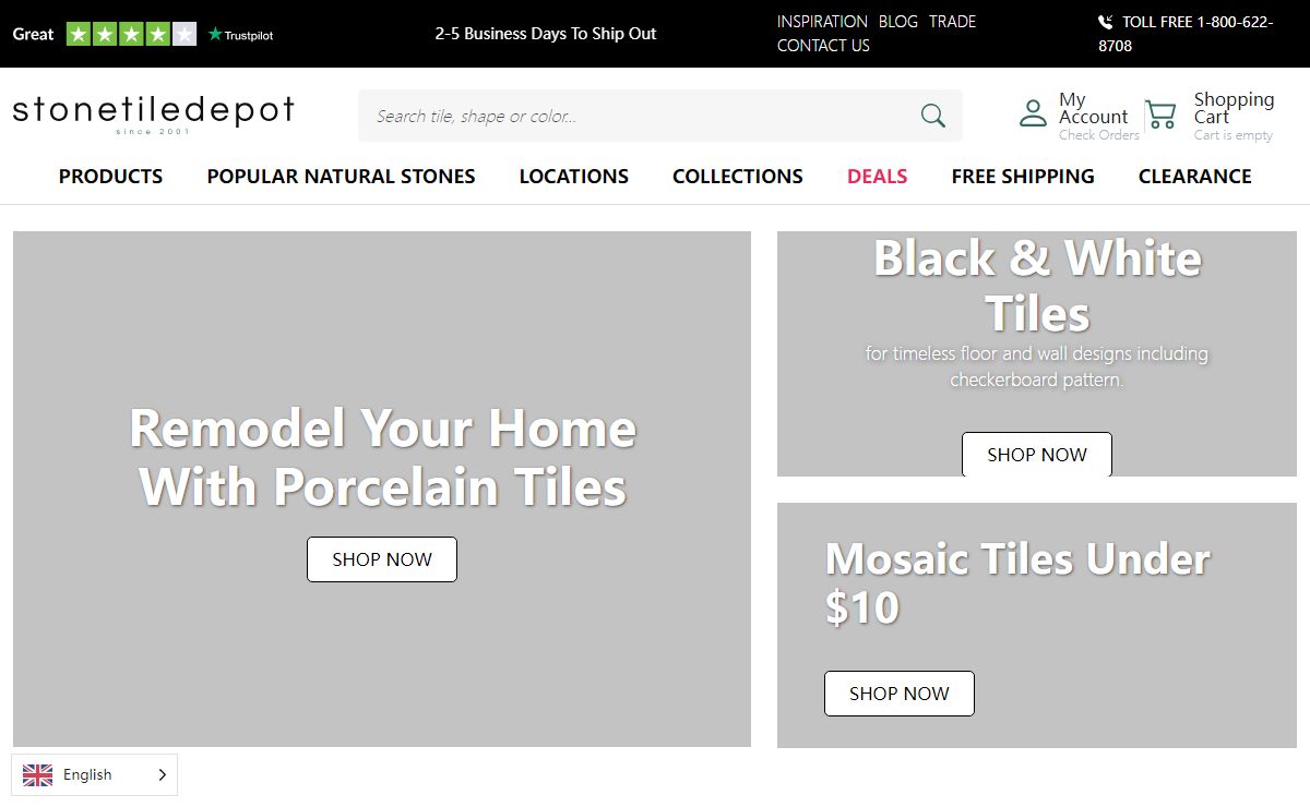 Stone Tile Depot | Discount Marble, Porcelain, Mosaic Tiles | Tile Outlet