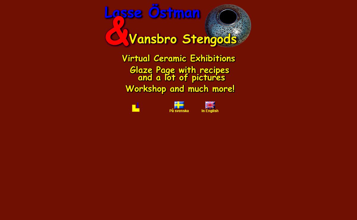 Welcome to Lasse Ostman and Vansbro Stengods