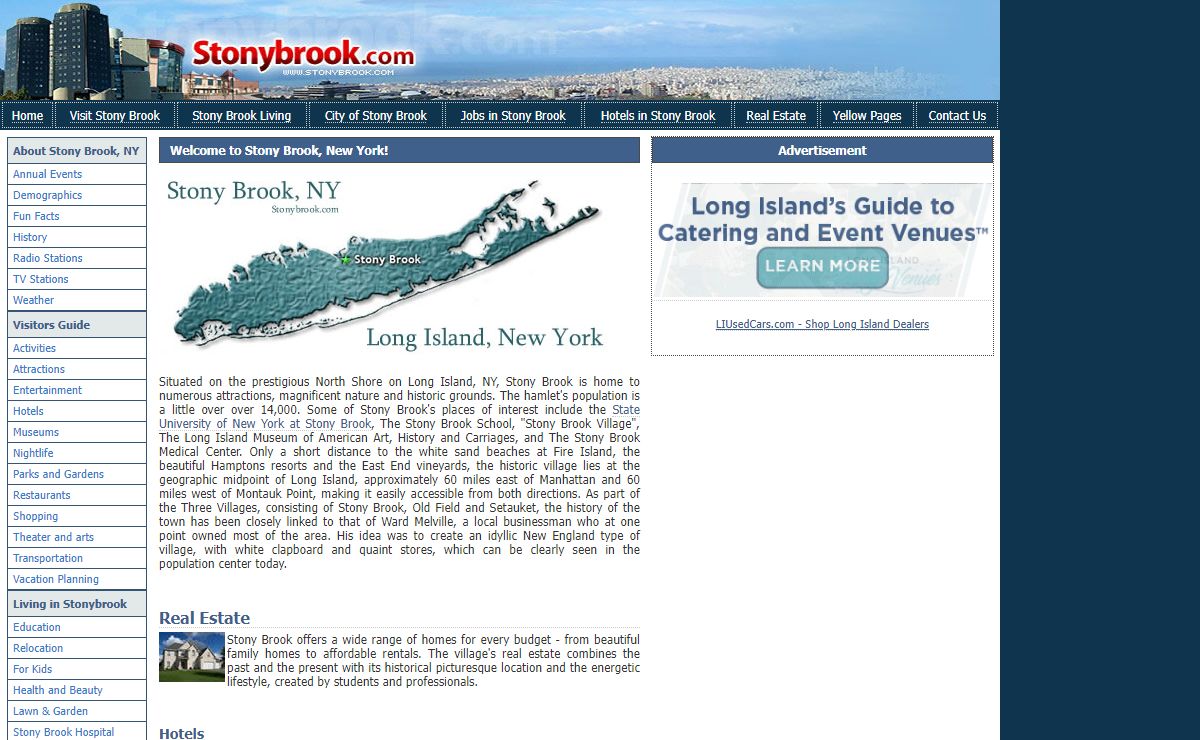 Stony Brook, New York, Education, Hotels, Restaurants, Real Estate, Jobs | StonyBrook.com