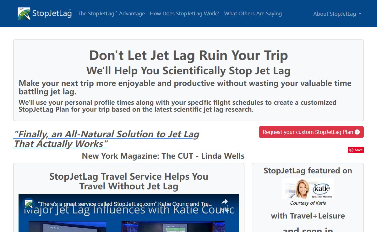 To avoid jet lag, travel like a scientist with StopJetLag
