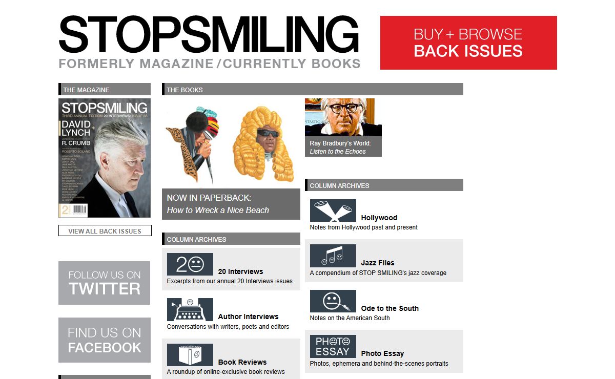 Stop Smiling Magazine :: Interviews and Reviews: Film + Music + Books :: Based in Chicago and New York