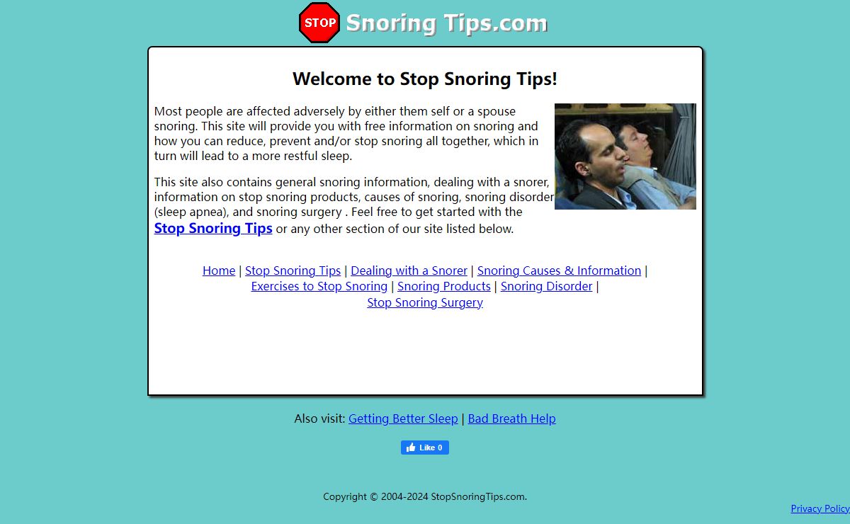 Stop Snoring Tips - How to Stop Snoring