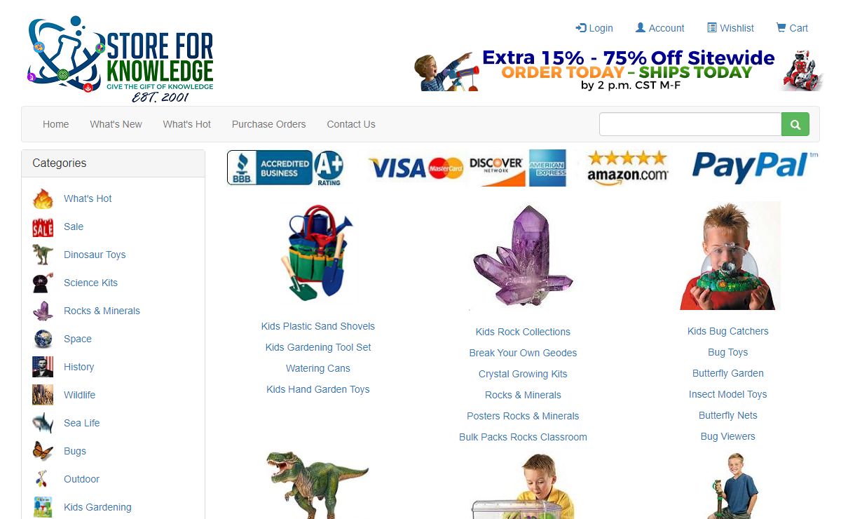 Educational Toys, Kits & Gifts - Science and Nature