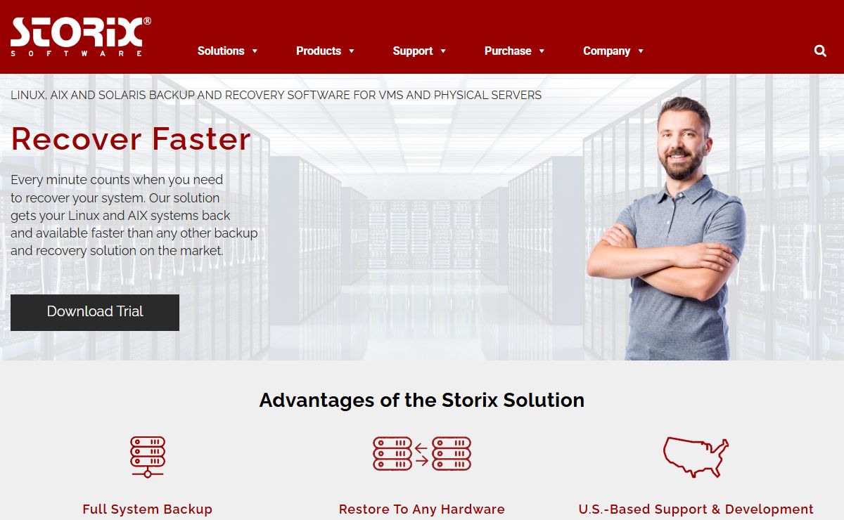 Linux, AIX and Unix Backup and Recovery | Storix Software