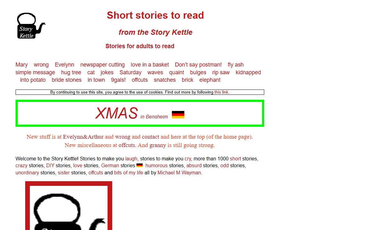 Story Kettle – short stories for adults to read