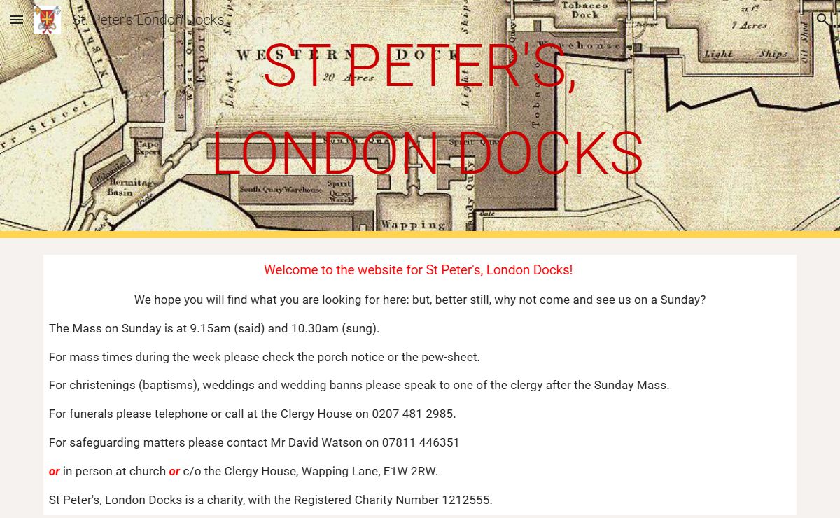 St. Peter's London Docks