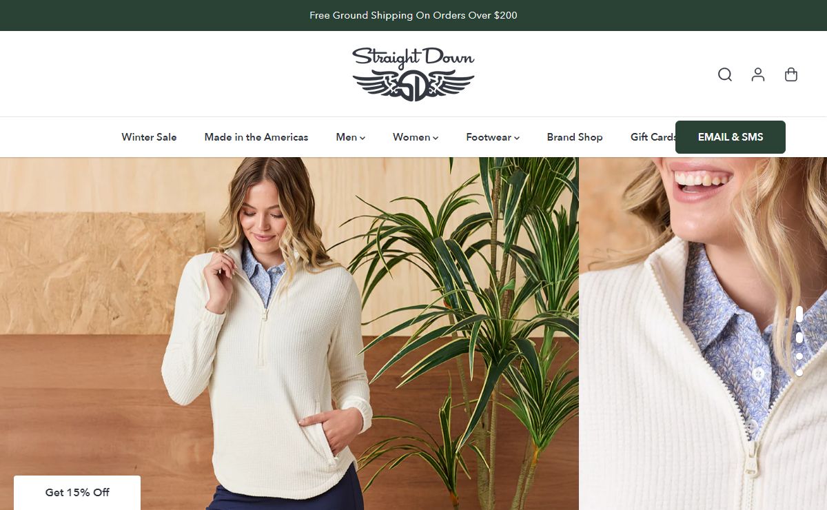 Straight Down | Quality Golf Apparel & Accessories For Men and Women