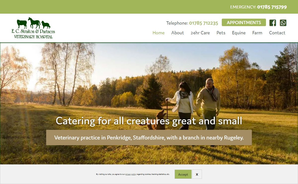 Veterinary practice in Penkridge, Staffordshire