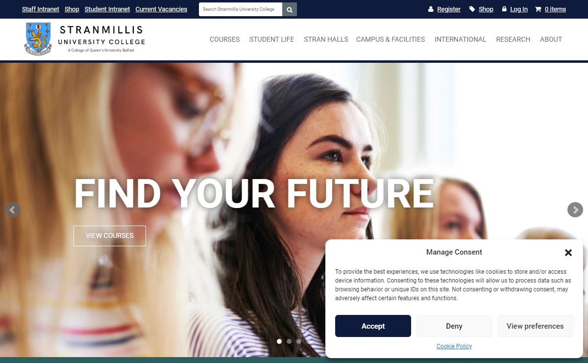 Stranmillis University College - A College of Queen's University Belfast