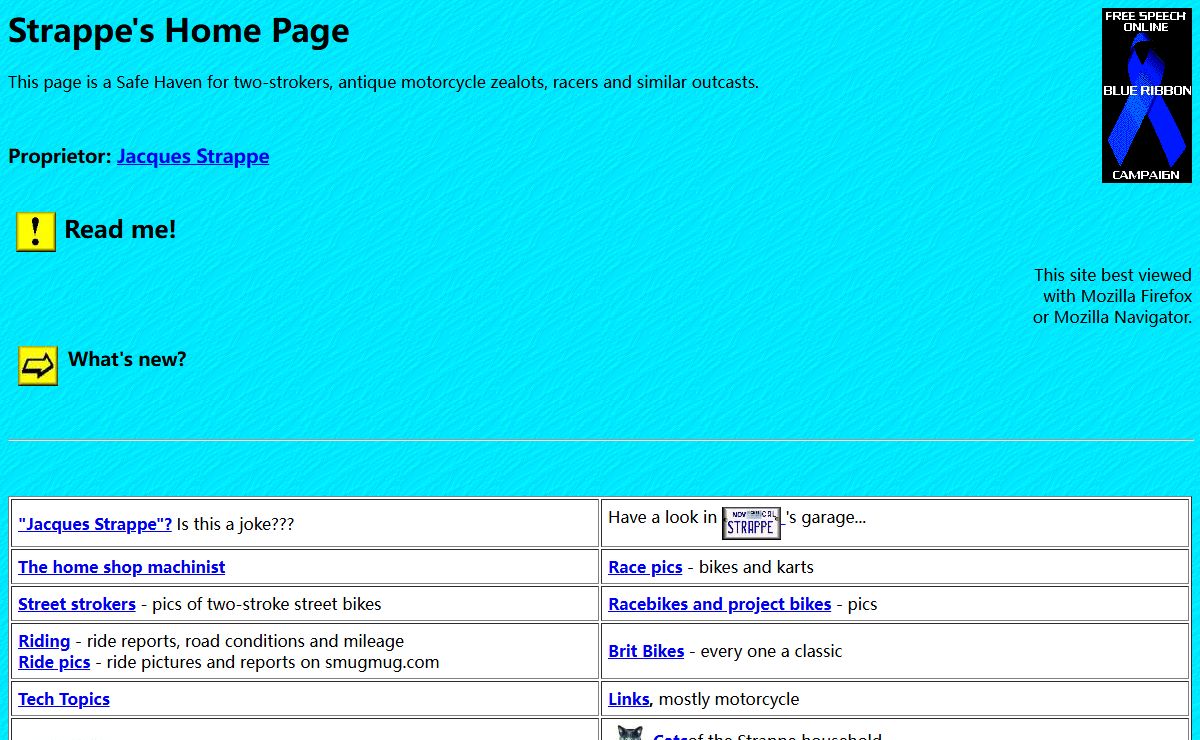 Strappe's Home Page