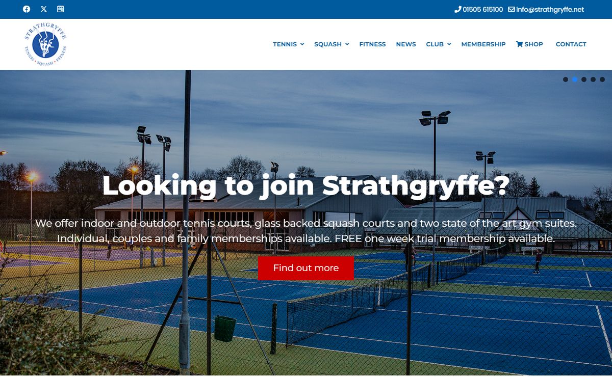 Strathgryffe Tennis, Squash and Fitness Club