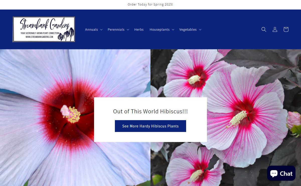 Annuals plants, herb plants, perennial plants, and vegetable plants.