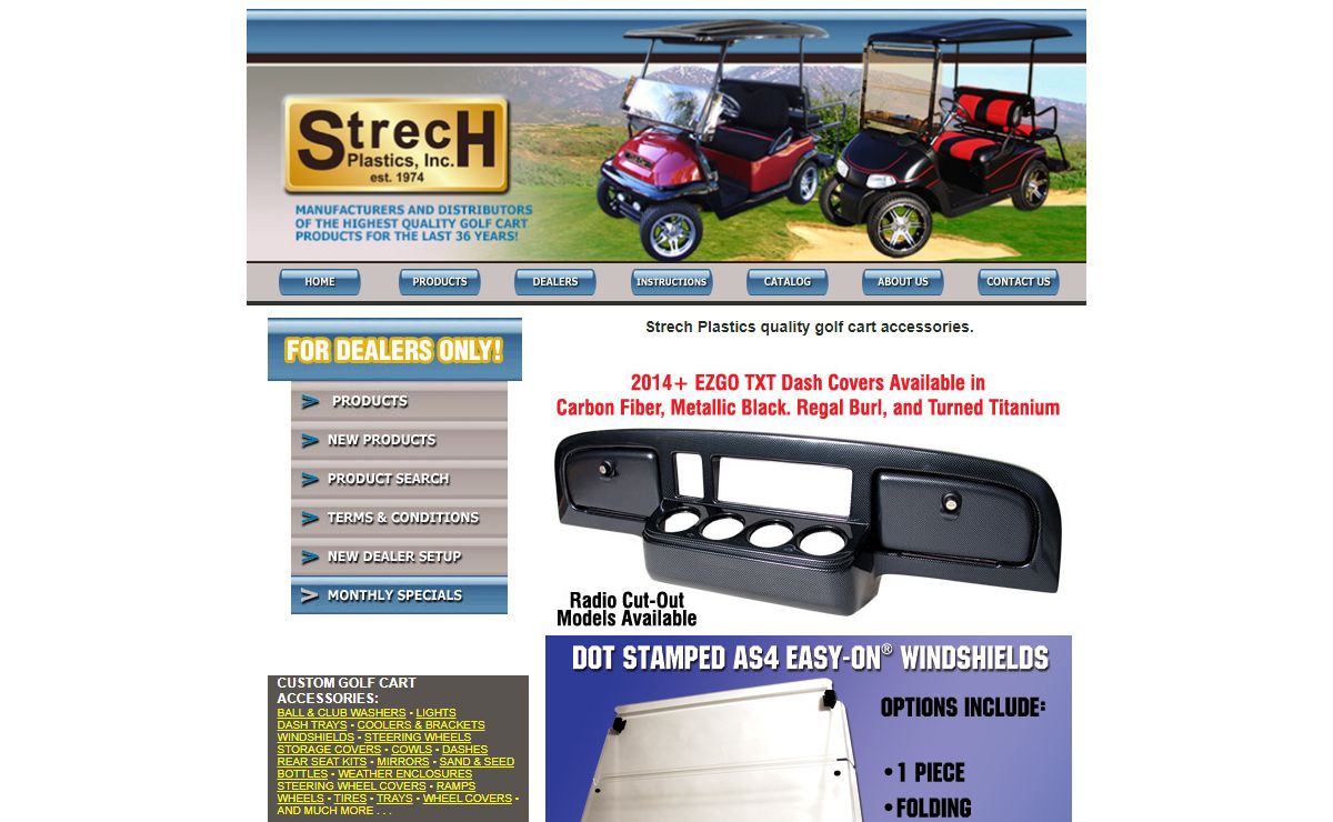 Golf Cart Accessories | Golf Cart Parts | StrechPlastics.com