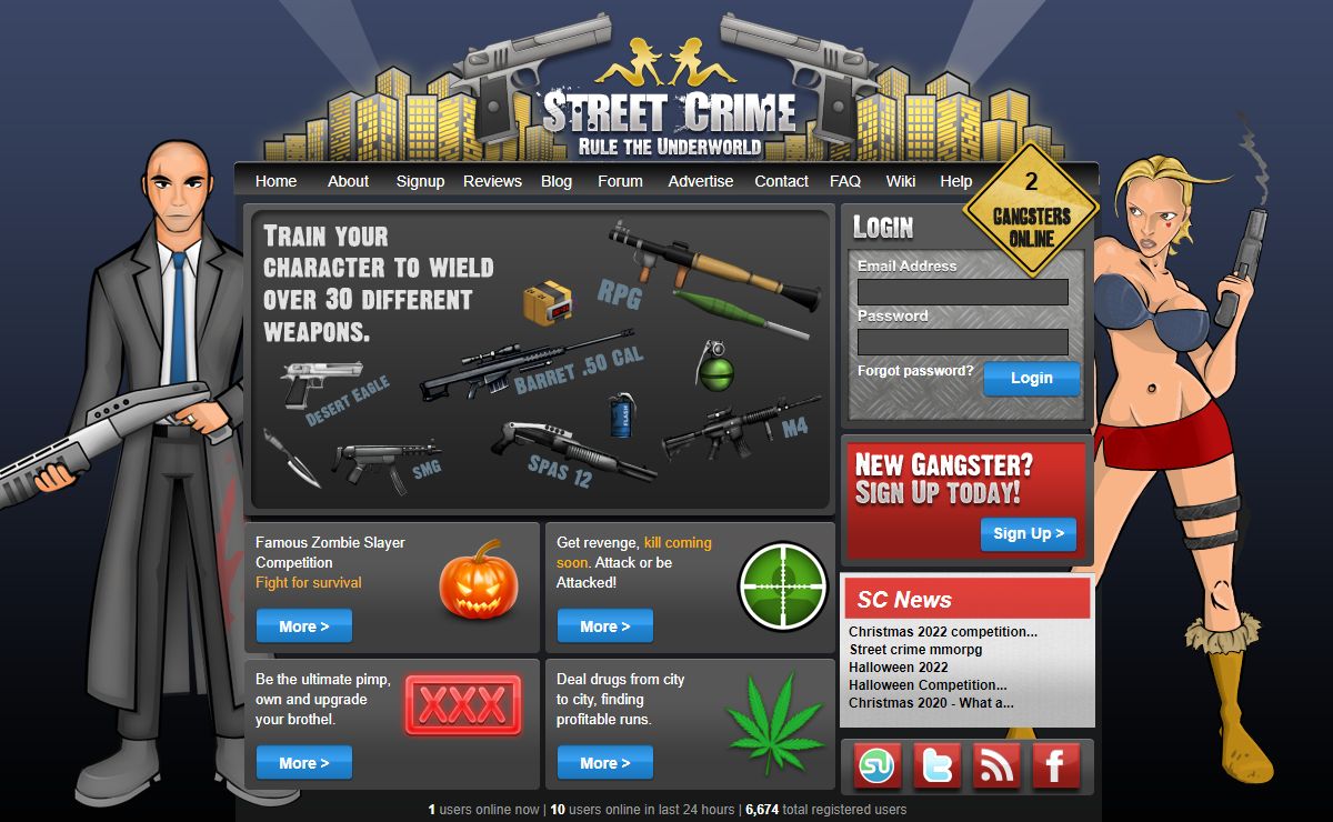 Street Crime « Online Gangster Game « Free Browser MMORPG