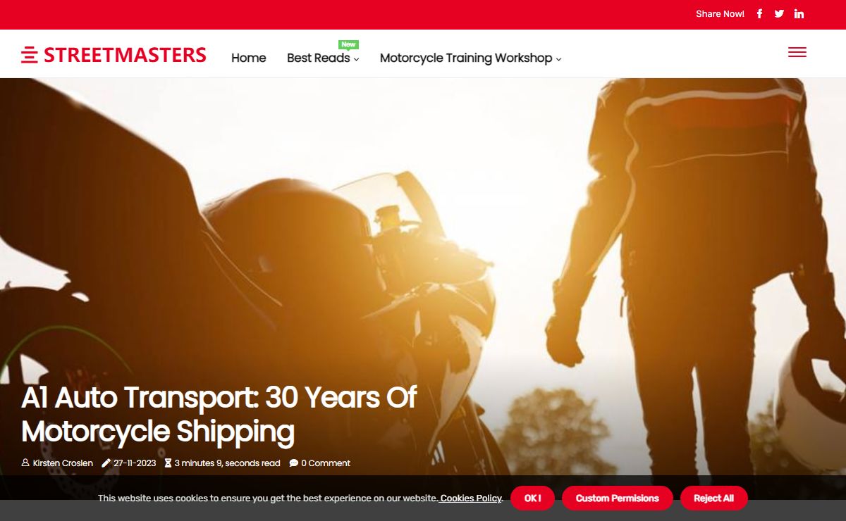 Professional Motorcycle Training Workshop | streetmasters.info