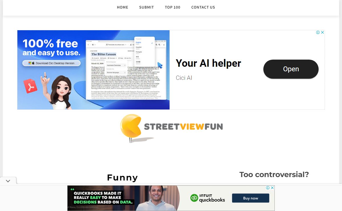 StreetViewFun – Funny Street View Google Maps images
