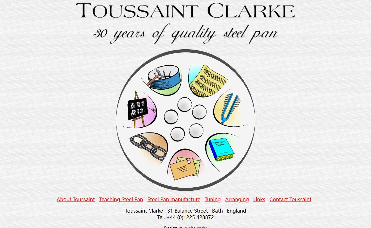 Toussaint Clarke - 30 years of quality pan