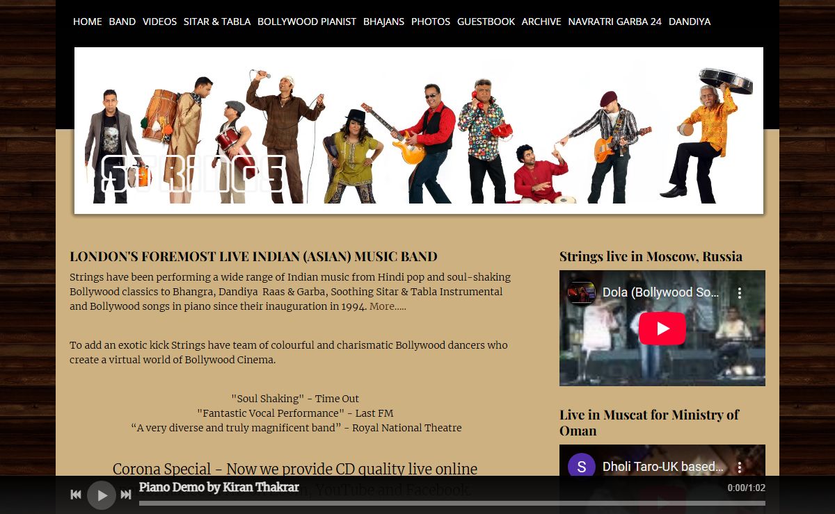 London UK based Indian (asian) Bollywood and Garba band