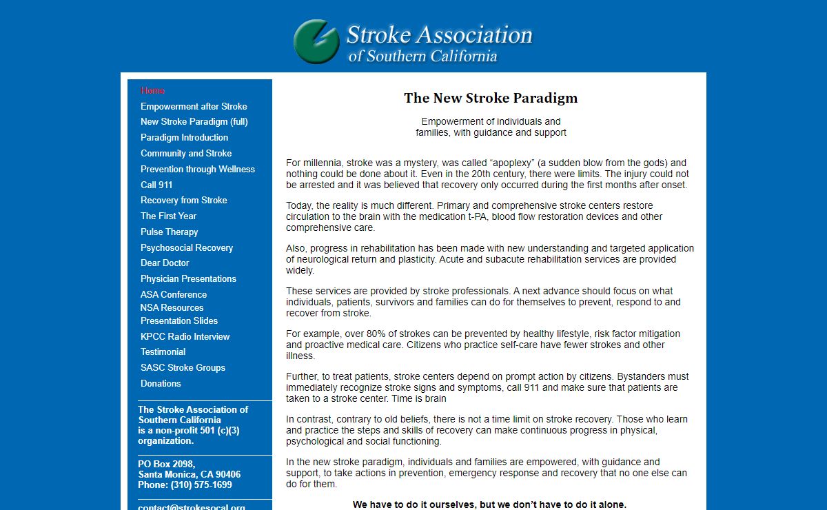 Stroke Association of Southern California