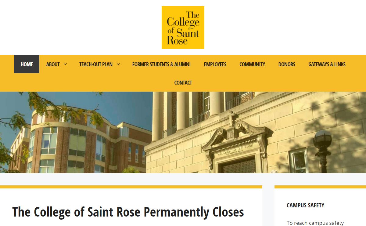 The College of Saint Rose – 1920 – 2024