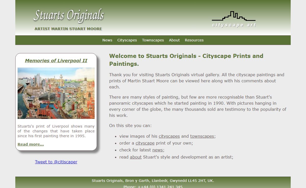 Stuarts Originals | Cityscape Paintings, Prints and Panoramic Cityscapes from Martin Stuart Moore