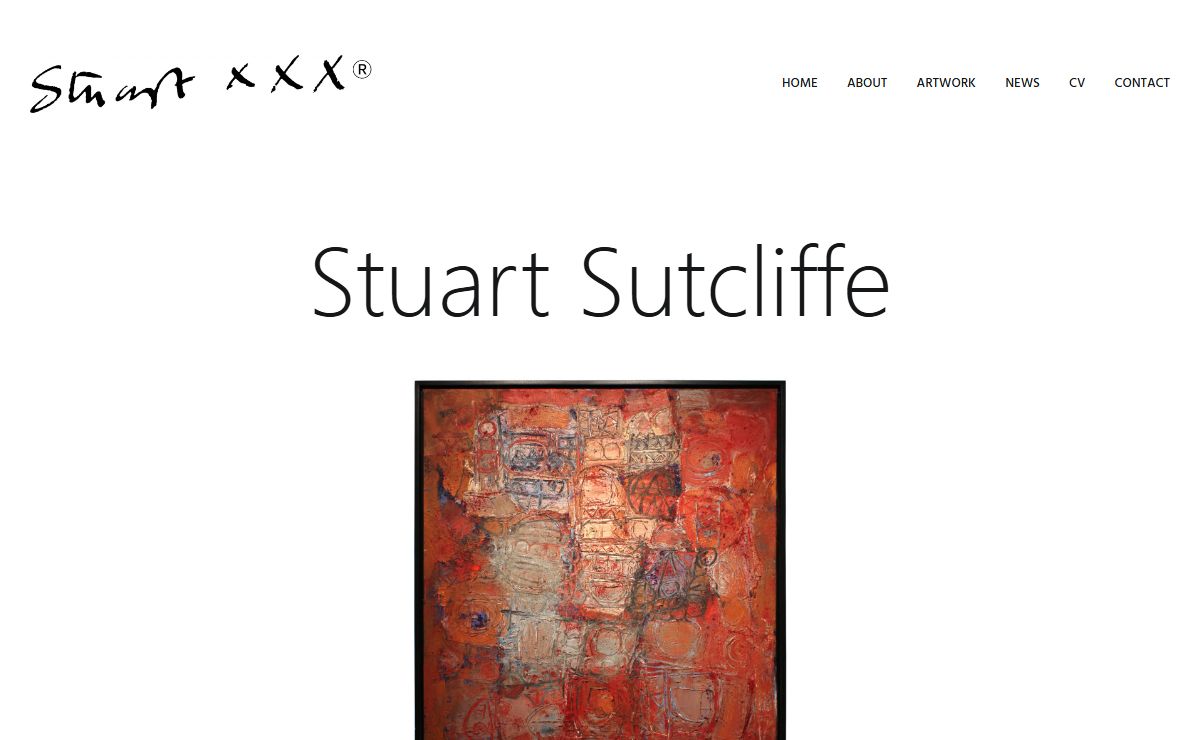 Stuart Sutcliffe Art and Paintings - The Official Estate